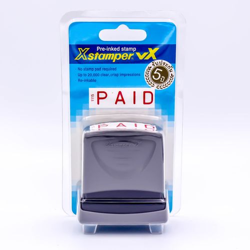 ตรายางหมึกในตัว xstamper NO.1115 (PAID)